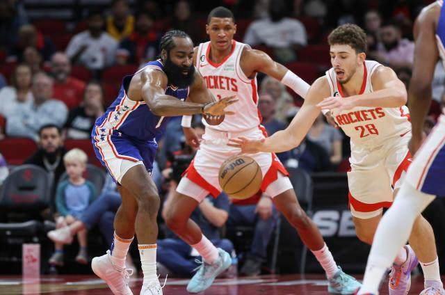 复出首战19中4！哈登状态糟糕给老东家火箭送温暖